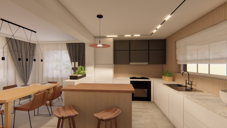 New Art Residence Interior Design Render