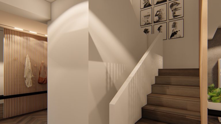 New Art Residence Interior Design Render